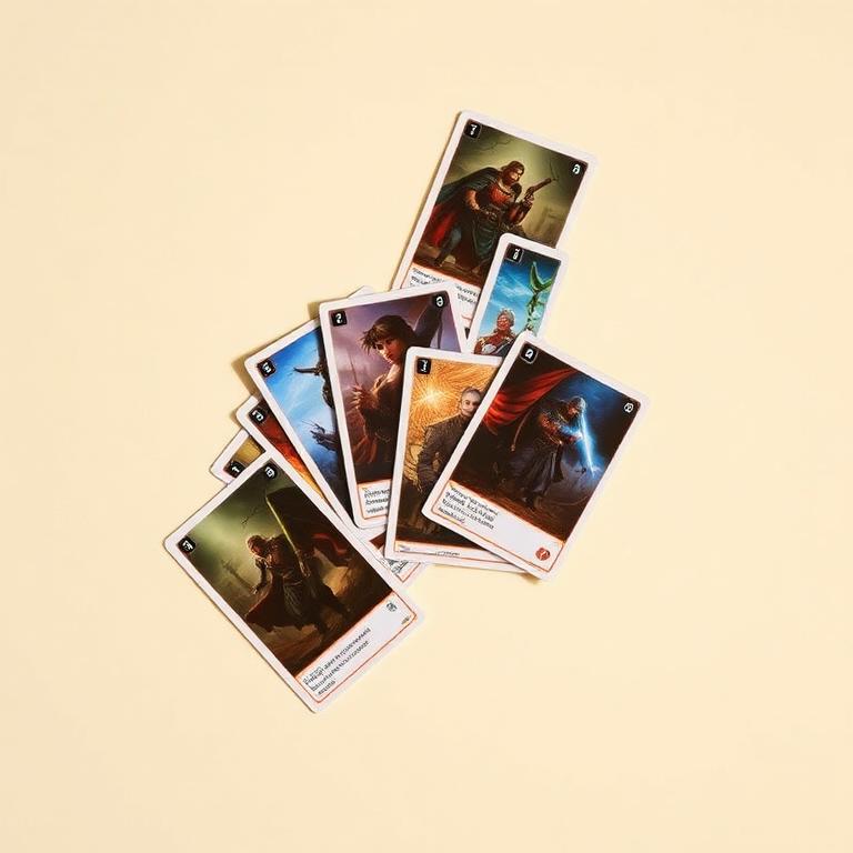 Trading cards listed for swapping