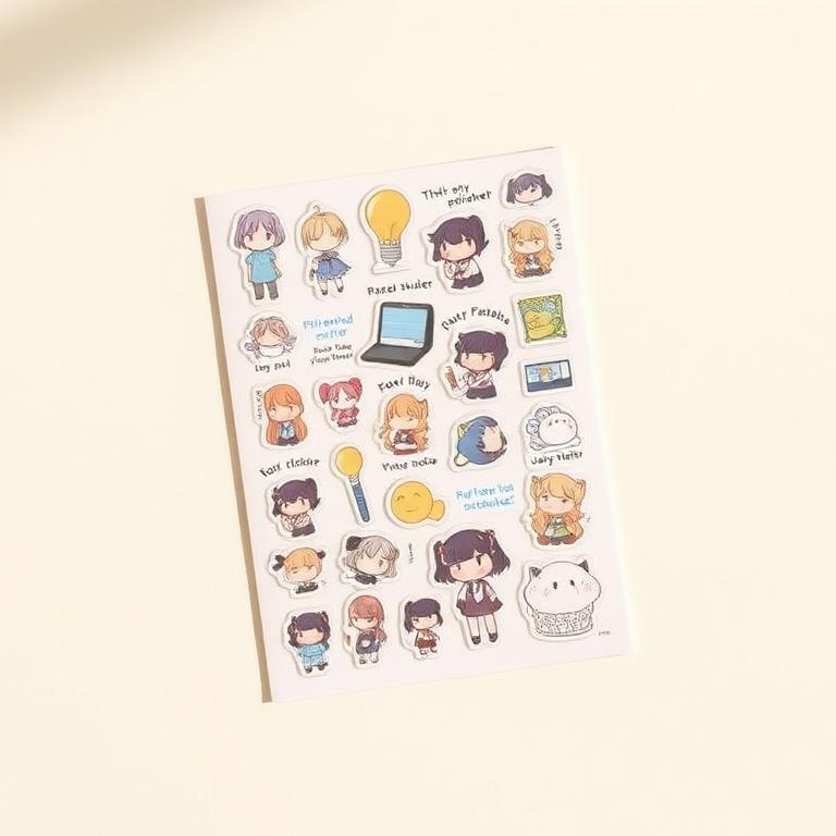 Collectible sticker sheet listed for swapping