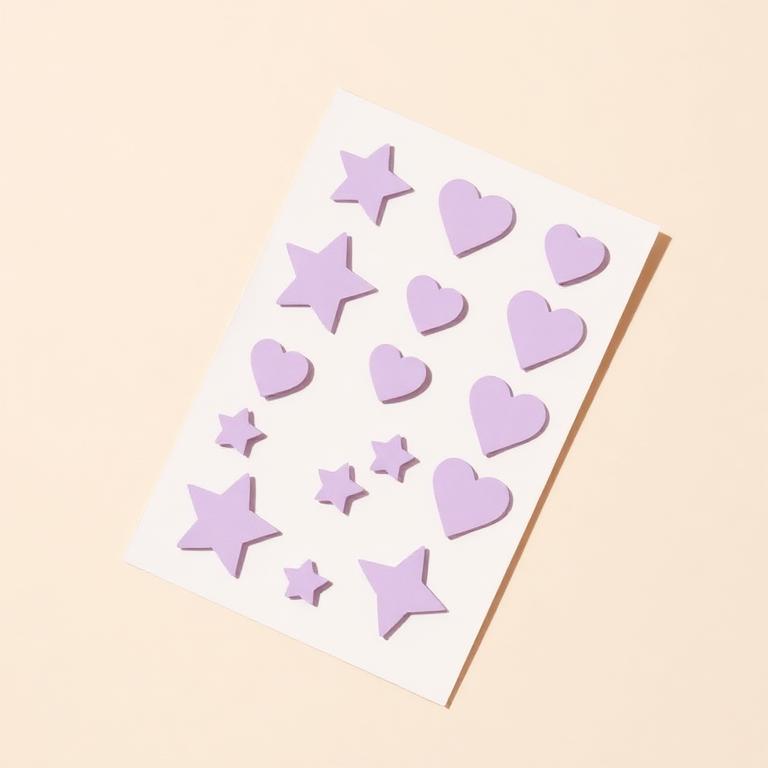 Pastel sticker sheet